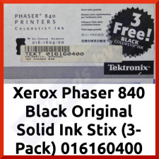 Xerox 016160400 Black Original Solid Ink Stix (3-Pack) - Outlet Sale - Original Sealed Product - Old Retail Box