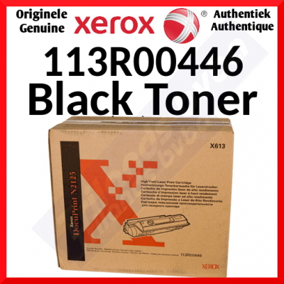 Xerox DocuPrint N2125 BLACK High Yield Original Toner Cartridge 113R00446 (15.000 Pages)