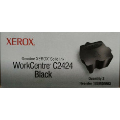 Xerox Workcentre C2424 BLACK Original Solid Ink Stix 108R00663 (3 Stix Pack)