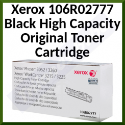 Xerox 106R02777 BLACK High Yield ORIGINAL Toner Cartridge (3.000 Pages)
