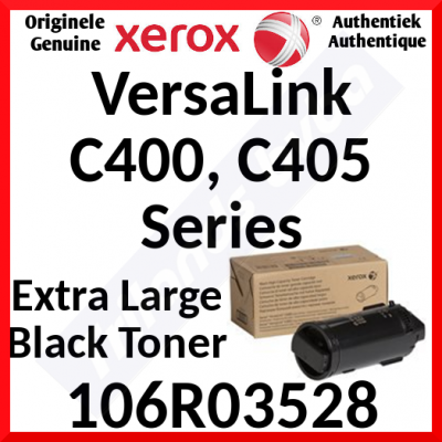 Xerox 106R03528 Original Extra High Yield BLACK Toner Cartridge (10500 Pages) for Xerox VersaLink C400/DNM, C400DN, C400N, C400V/DN, C400V/DNM, C405/DNM, C405DN, C405N, C405V/DN, C405V/DNM