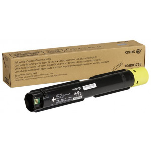 Xerox 106R03758 YELLOW High Capacity Original Toner Cartridge (10100 Pages) for Xerox VersaLink C7000V/DN, C7000V/N, C7001