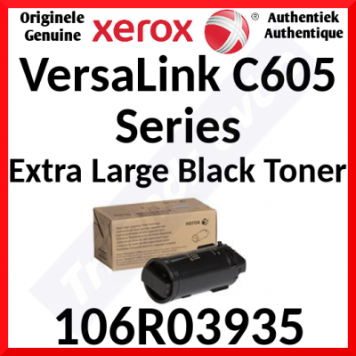 Xerox 106R03935 Black Extra High Capacity Original Toner Cartridge (16900 Pages) for Xerox VersaLink C600, C605