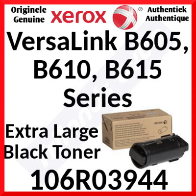 Xerox 106R03944 Extra High Capacity Black Original Toner Cartridge (46700 Pages) for Xerox VersaLink B600, B605, B610, B615