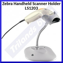 Zebra Handheld Scanner Holder LS1203 Hands Free Gooseneck Stand 20-73951-07R - White