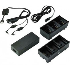Zebra Multi-Bay Battery Charger - 2 - 120 V AC, 230 V AC Input - 6 - for ZQ600/ZQ500 QLn Series