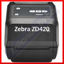 Zebra (ZD42042-T0E000EZ) ZD420 Desktop Thermal Transfer Printer - Monochrome - Label/Receipt Print - USB - 103.89 mm (4.09") Print Width - 152 mm/s Mono - 203 dpi - 118.11 mm Label Width - 990.60 mm Label Length - Open Box - Resealed