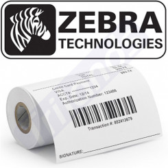 Zebra Z-Perform 3006307-T Thermal Label - 57 mm Width x 32 mm Length - Permanent Adhesive - Rectangle - Direct Thermal - White - 4470 / Roll - 8 / Box