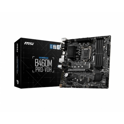 MSI B460M Pro-VDH Intel B460 LGA 1200 (Socket H5) micro ATX