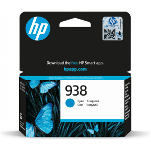 HP 938 Cyan Original Ink Cartridge