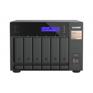 QNAP QVP-63B NAS/storage server Tower Intel® Core™ i3 16 GB DDR4 0 TB Black
