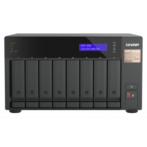 QNAP QVP-85B NAS/storage server Tower Intel® Core™ i5 32 GB DDR4 HDD QVR Pro Black