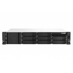 QNAP TS-864EU-RP-8G NAS/storage server Rack (2U) Intel® Celeron® N5095 8 GB DDR4 0 TB QNAP Turbo System Black