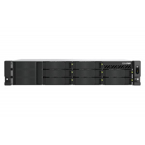 QNAP TS-855EU-RP NAS Rack (2U) Intel Atom® C5125 8 GB DDR4 0 TB QuTS hero Black