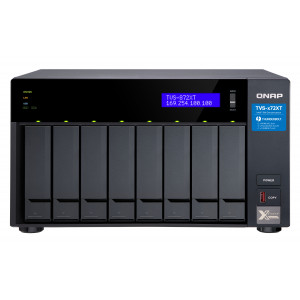 QNAP TVS-872XT NAS Tower Intel® Core™ i5 16 GB DDR4 0 TB QNAP QTS Black