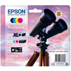 Epson 502 XL ink cartridge 4 pc(s) Original High (XL) Yield Black, Blue, Magenta, Yellow