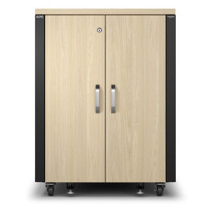 APC NetShelter Soundproof, 17U, Server Rack Enclosure, 230V, Maple