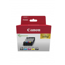 Canon PGI-570/CLI-571 PGBK/BK/C/M/Y Multi Pack 5-pack pigmented black, black, yellow, cyan, magenta original box ink tank
