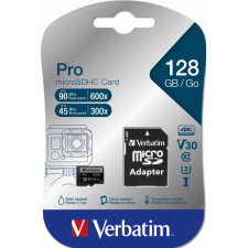 Verbatim Pro 128 GB MicroSDXC UHS-I Class 10
