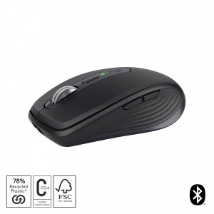 Logitech MX Anywhere 3S mouse Office Right-hand RF Wireless + Bluetooth Laser 8000 DPI Logitech MX Anywhere 3S mouse Office Right-hand RF Wireless + Bluetooth Laser 8000 DPI