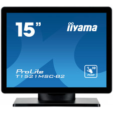 Iiyama ProLite T1521MSC-B2 LED monitor 15" touchscreen 1024 x 768 TN 370 cd/m² 800:1 8 ms HDMI, VGA speakers matte black