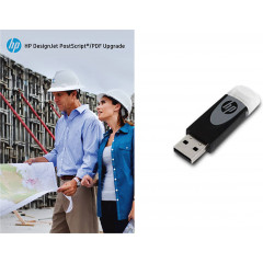 HP PostScript Upgrade Kit ROM (page description language) Adobe PostScript Level 3 6 GB for DesignJet T1300 ePrinter, T2300 eMultifunction Printer, T790 ePrinter, T795 ePrinter