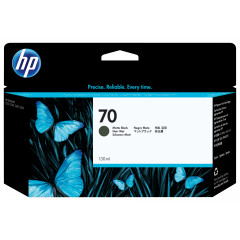 HP 70 MATTE BLACK High Yield Original DesignJet Ink Cartridge C9448A (130 Ml)