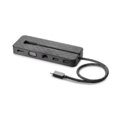 HP Mini - Docking station - USB-C - VGA, HDMI - GigE - 90 Watt - Europe - for ElitePOS G1 Retail System 141, 143, 145; Engage One Pro, Top Mount Customer Facing Display 
