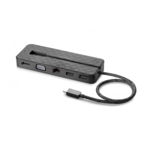 HP Mini - Docking station - USB-C - VGA, HDMI - GigE - 90 Watt - Europe - for ElitePOS G1 Retail System 141, 143, 145; Engage One Pro, Top Mount Customer Facing Display 