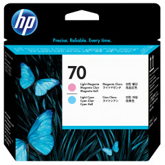 HP 70 Light Magenta and Light Cyan Original DesignJet Printhead C9405A