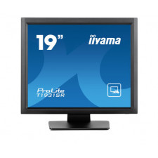 Iiyama ProLite T1931SR-B1S LCD monitor 19" touchscreen 1280 x 1024 @ 75 Hz IPS 250 cd/m² 1000:1 14 ms HDMI, VGA, DisplayPort speakers black, matte finish