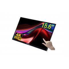 Verbatim Portable Touchscreen Monitor Ultra HD 4K - 15.6”