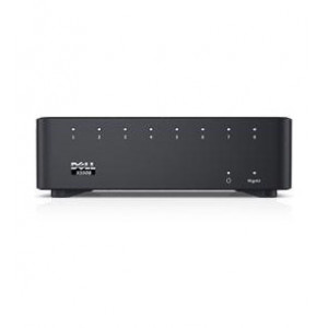 DELL X-Series X1008P Managed L2+ Gigabit Ethernet (10/100/1000) Power over Ethernet (PoE) Black