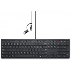 DELL KB525C keyboard Office USB QWERTZ German Black