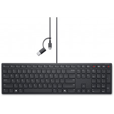 DELL KB525C keyboard Office USB QWERTY UK English Black