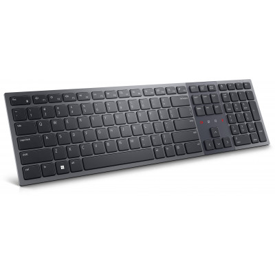 DELL KB900 keyboard Office RF Wireless + Bluetooth QWERTZ Swiss Graphite