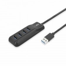 ACT AC6320 interface hub USB 3.2 Gen 1 (3.1 Gen 1) Type-A 5000 Mbit/s Black