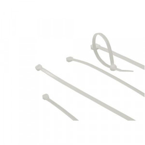 ACT Cable ties transparant, length 203 mm,width 3.6 mm
