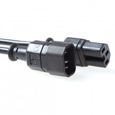 ACT Powercord C14 - C15 black 2.5 m