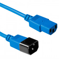 ACT Powercord C13 - C14 blue 3 m