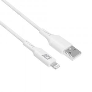 ACT USB 2.0 charging/data cable A male - Lightning male 2 meters, MFI certified