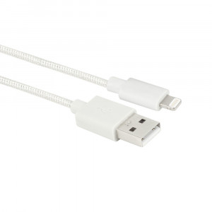 ACT USB 2.0 charging/data cable A male - Lightning male 1 meter, nylon, MFI certified