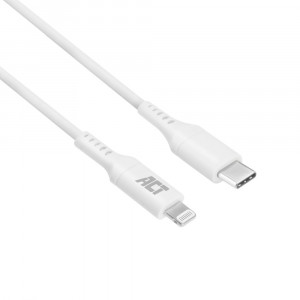 ACT USB 2.0 charging/data cable C male - Lightning male 1 meter, MFI certified