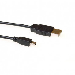 ACT USB 2.0 A male - USB mini B5 male 3.00 m