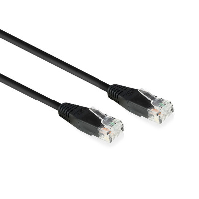 ACT Black 10.0 meter U/UTP, CAT6 patch cable with RJ45 connectors