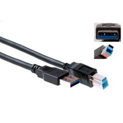 ACT USB 3.2 Gen1 A male - USB B male 2.00 m