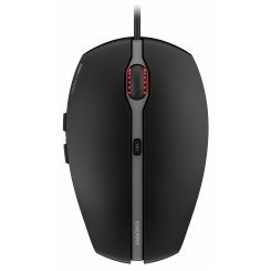 CHERRY GENTIX 4K Corded Mouse, Black, USB