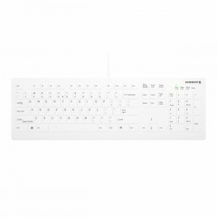 CHERRY AK-C8112 keyboard Medical USB QWERTY English White