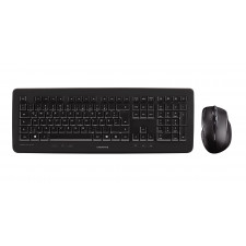 CHERRY DW 5100 keyboard Mouse included Universal RF Wireless AZERTY Belgian Black