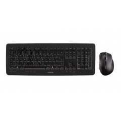 CHERRY DW 5100 keyboard Mouse included Universal RF Wireless AZERTY Belgian Black